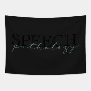 Speech Pathology - teal Tapestry