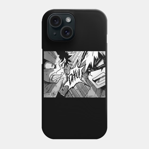 Deku vs Bakugo Phone Case by DudelArt