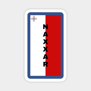 Naxxar City in Malta Flag Vertical Magnet