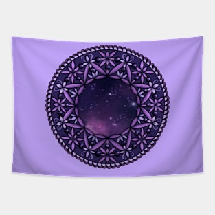 Night mandala Tapestry