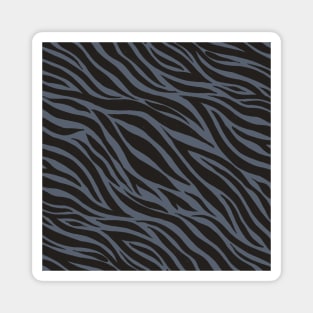 Zebra Print Pattern (BLUE) Magnet