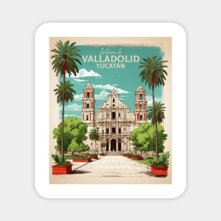 Valladolid Yucatan Mexico Vintage Tourism Travel Magnet