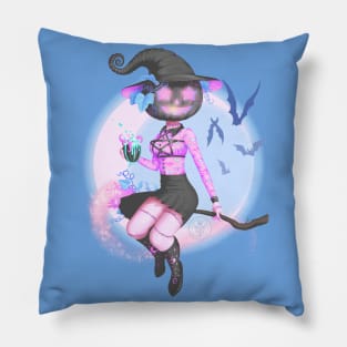 Pumpkin Witch Pillow