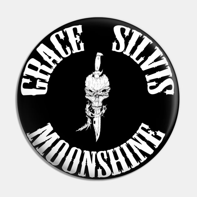 Grace Silvis Moonshine Label Pin by CaedisSilvis