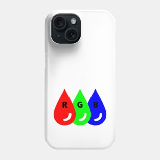 RGB colors drops Phone Case