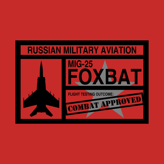 Mig-25 Foxbat by Tailgunnerstudios