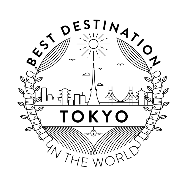 Tokyo Minimal Badge Design by kursatunsal