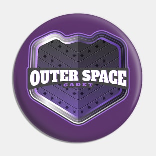 Outer Space cadet (logo) Pin