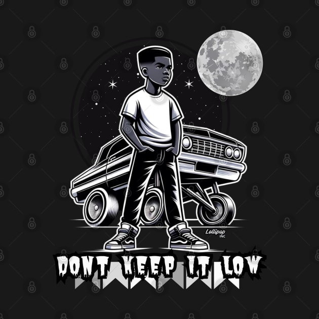 Lowrider Boy - Vintage Classic American Muscle Car - Hot Rod and Rat Rod Rockabilly Retro Collection by LollipopINC