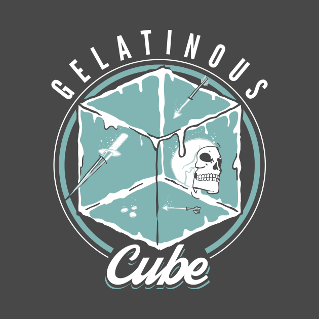 Gelatinous Cube Dungeons And Dragons TShirt TeePublic