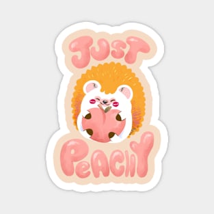 Just Peachy Magnet