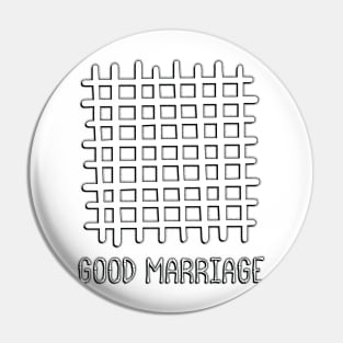 Africa Ghana Sankofa Adinkra Ethnic Symbol "Good Marriage" White Colour.. Pin