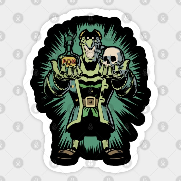 Dark Dr. Livesey - Halloween Treasure Island - Dr Livesey - Sticker