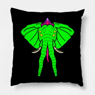 Elephant From Another World Pillow