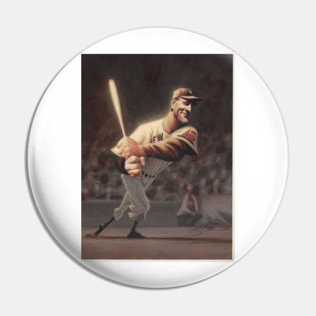 Lou Gehrig Pin by JamesBennettArt