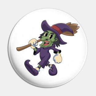 Funny Witcher Halloween Pin