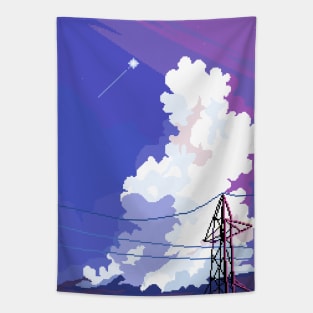 pixelart sky Tapestry