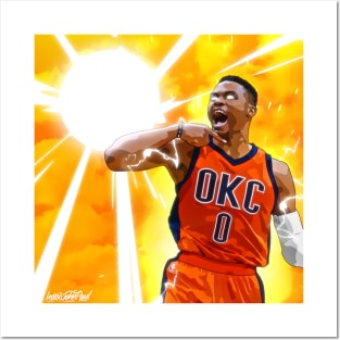 Russell Westbrook Jersey Poster for Sale by designsheaven