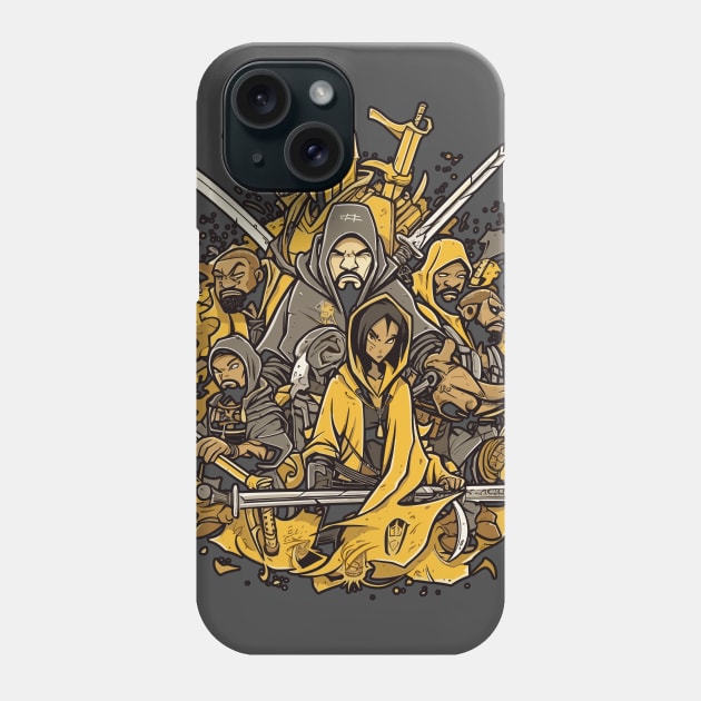 wutang shaolin warrior Phone Case by Cherryhell Visual Project