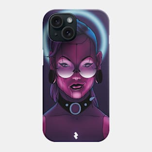 Cyborg girl Phone Case