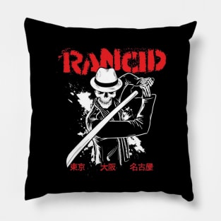 The Sword Skull Man Of Punk Rock Pillow