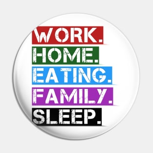 Work From Home And Family Pin