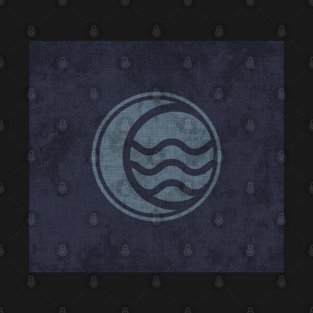 Atla Tapestry 4 - Flag of the Water Tribe (North) by Cleobule