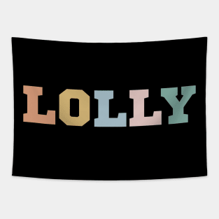 Grandmother Funny Grandma Blessed Lolli Birthday Gift for Lolli Tapestry