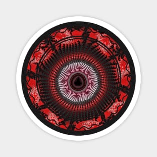 Red Spiral Infinity Magnet