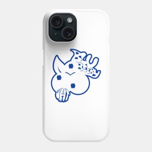 DETFLEX BluBeery Wht Phone Case