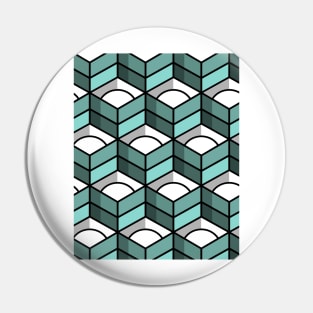 GREEN GEOMETRIC Pin