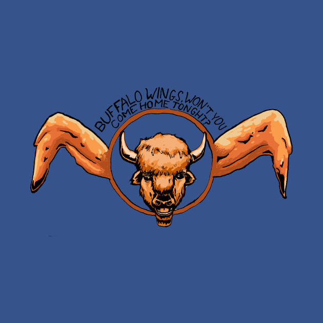 Buffalo Wings - Buffalo Bills - T-Shirt | TeePublic
