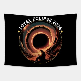 READING IN THE TOTAL ECLIPSE 2024 Tapestry