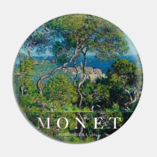 PANTONE MONET -  Pantone Bordighera (1884) by Claude Monet Poster Landscape Pin