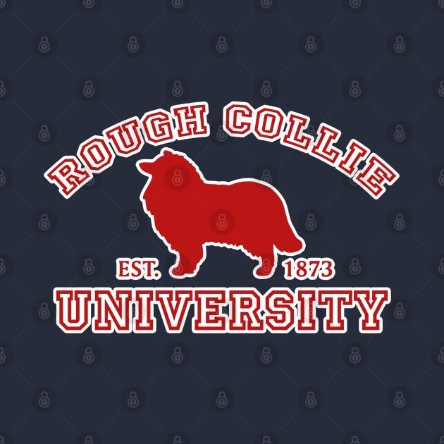 Rough Collie University by Elspeth Rose Design