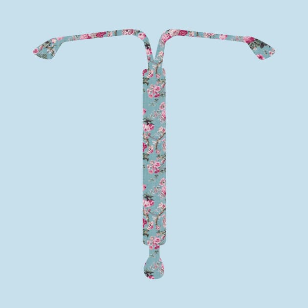 Floral IUD by midwifesmarket