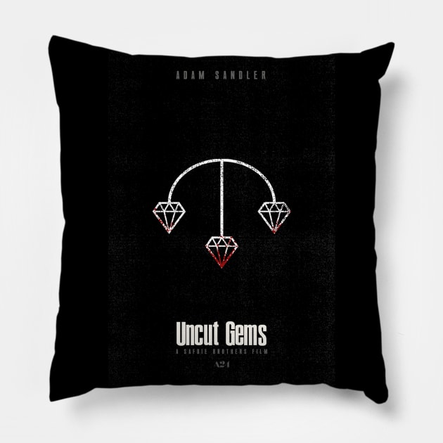 Uncut Gems Pillow by teavocado