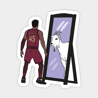 Donovan Mitchell Mirror GOAT (Cleveland) Magnet