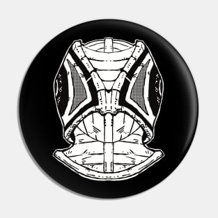 To your eternity black and white gugu helmet Pin