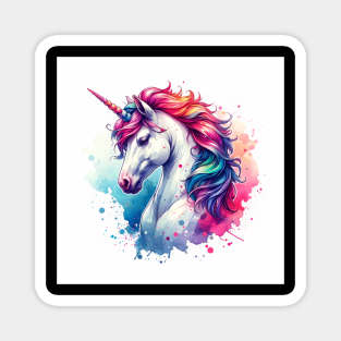 Unicorn Study - Fantasy AI Magnet