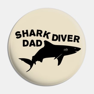 Shark diver dad Pin