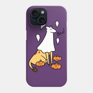 Spooky Ghost Giraffe Phone Case