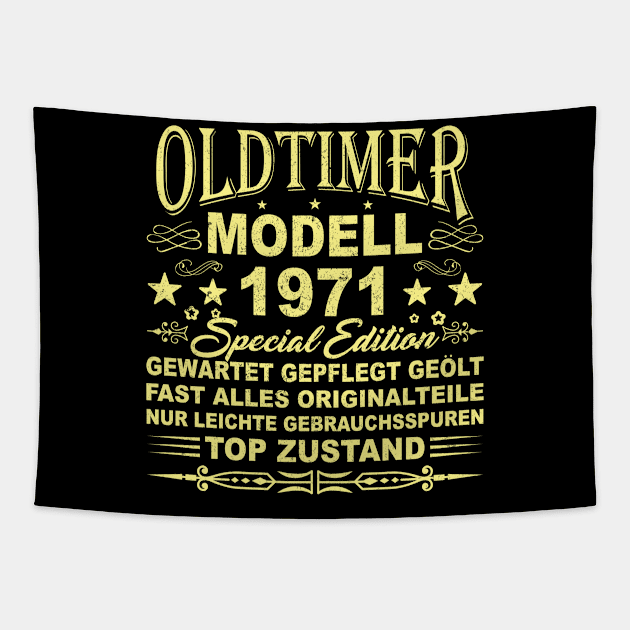 OLDTIMER MODELL BAUJAHR 1971 Tapestry by SinBle