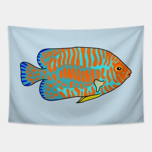 Hawaii Potters Angelfish Tapestry