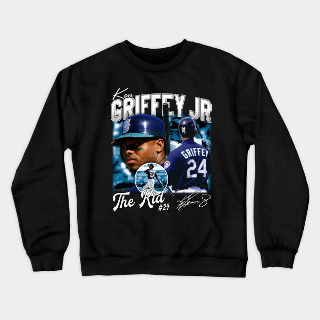 Legend Ken Griffey Jr Basetball 90s Bootleg Style T-Shirt