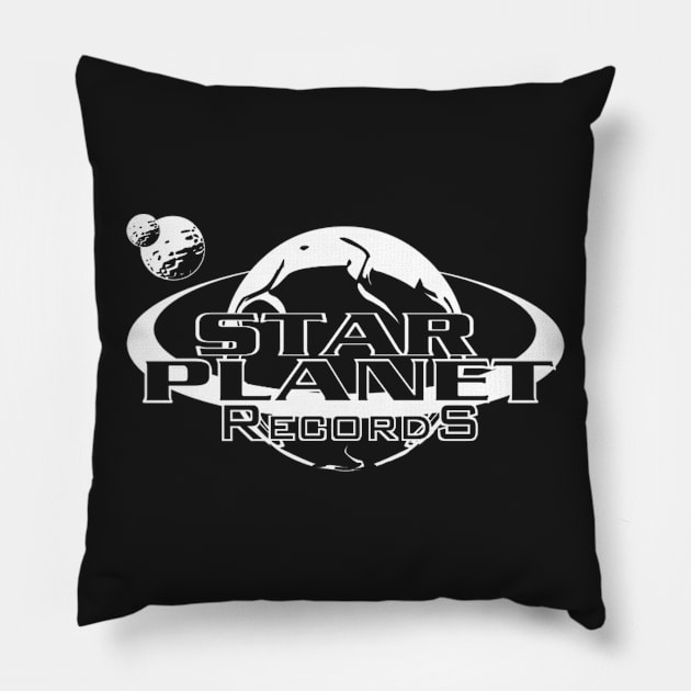 Starplanet Records Logo Pillow by Enterstarplanet01