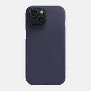 Midnight Blue Plain Solid Color Phone Case