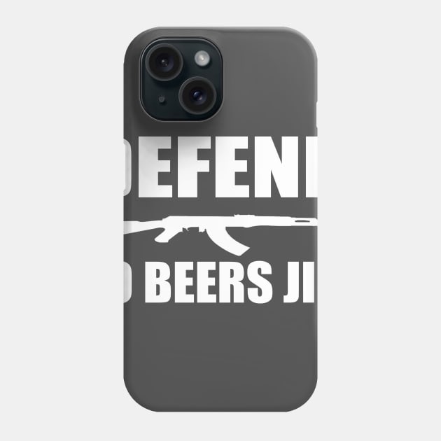 10 Beers Jim Phone Case by Jim and Them