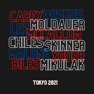 2021 Men's & Women's Olympic Gymnastics Team T-Shirt