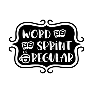 Word Sprint Regular - Writing Typography T-Shirt